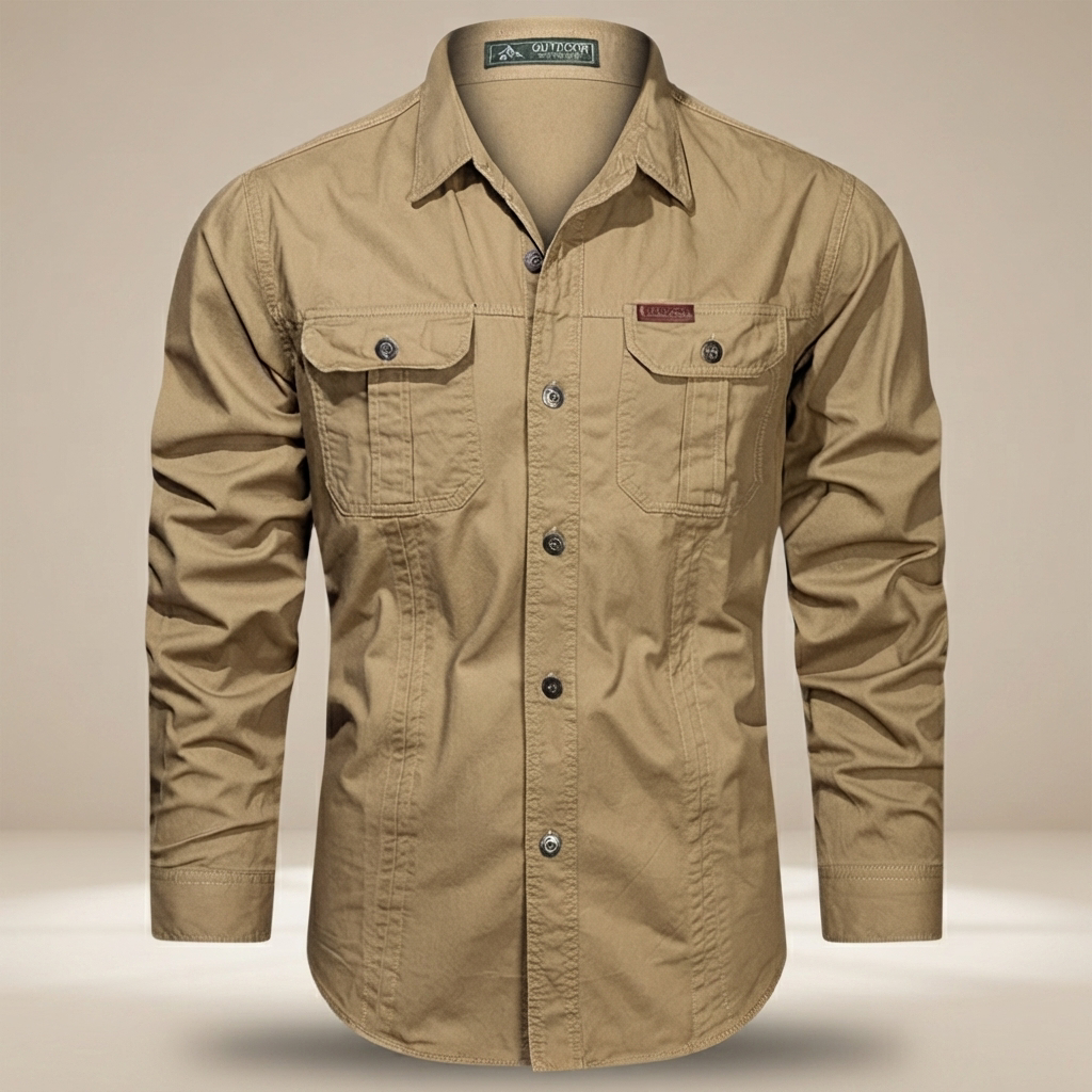 Hayden - Multi-Pocket Long-Sleeve Utility Shirt