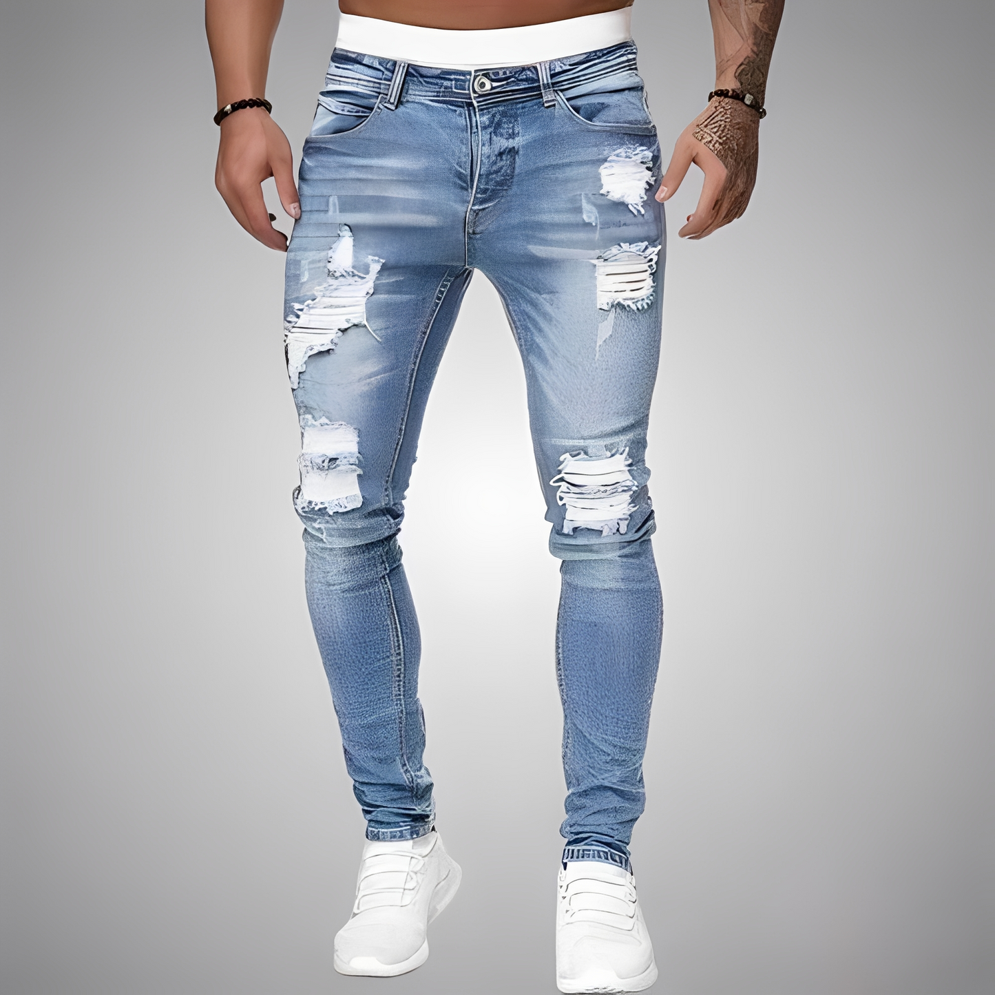 Bennie - Stylish Ripped Jeans