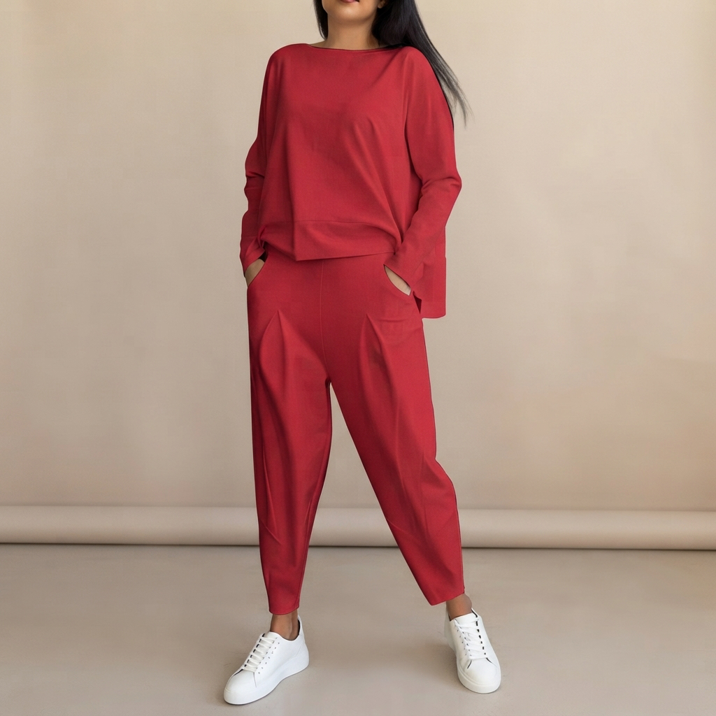 Emilyn - Casual Loose-Fit Pants Set
