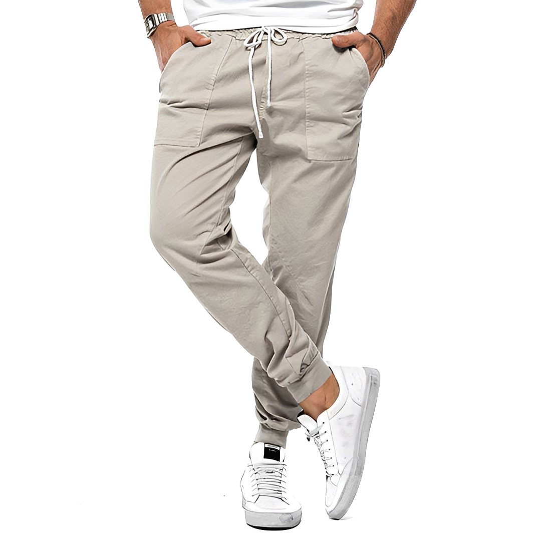 Keenan - Comfortable Drawstring Pants