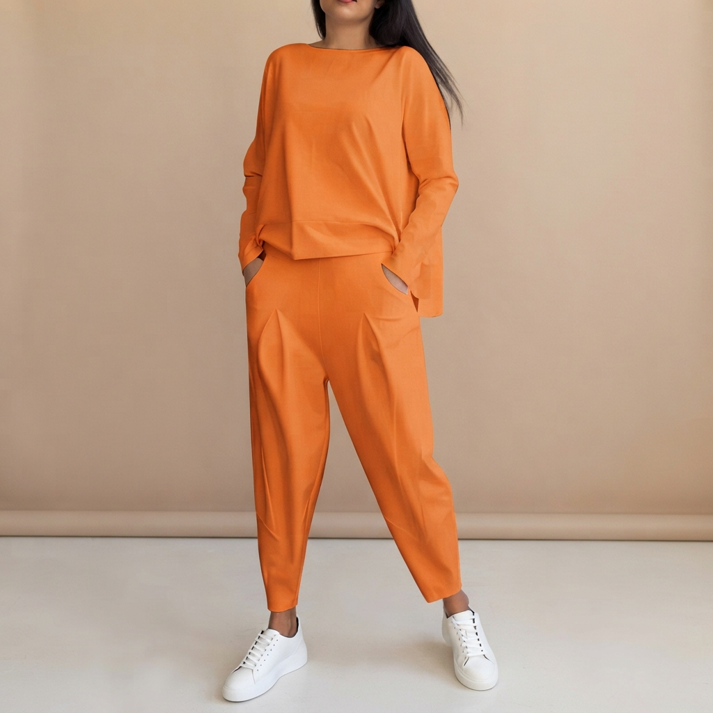 Emilyn - Casual Loose-Fit Pants Set