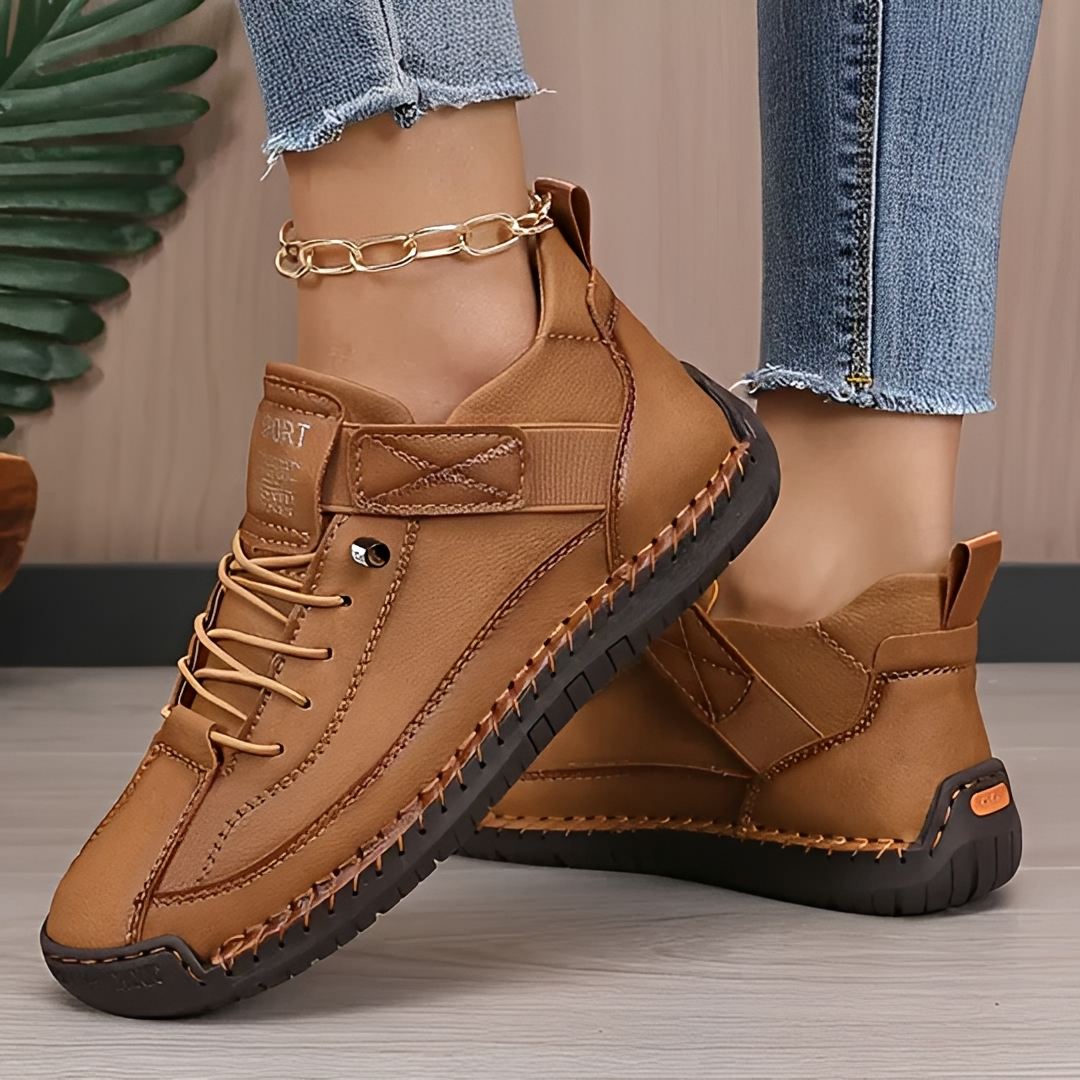 Jaynie - Trendy Stitched Sneakers