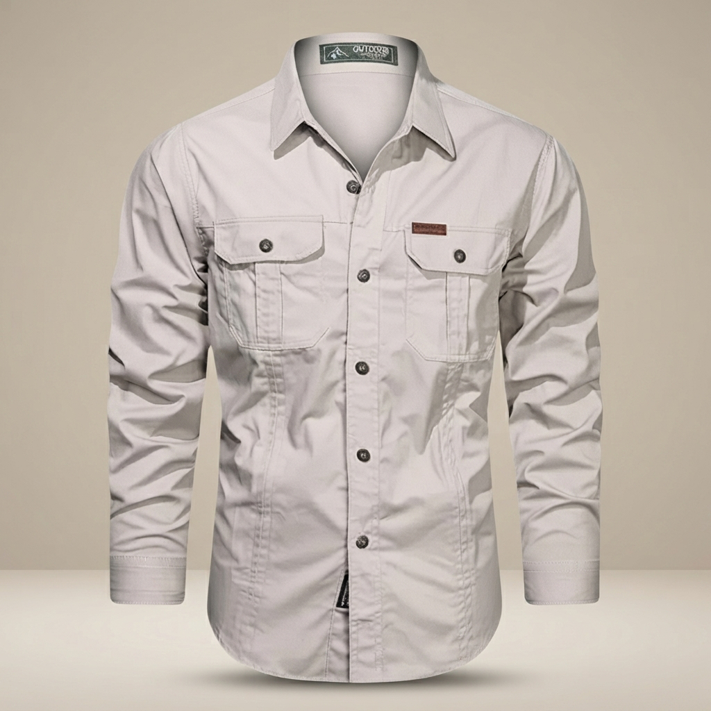 Hayden - Multi-Pocket Long-Sleeve Utility Shirt