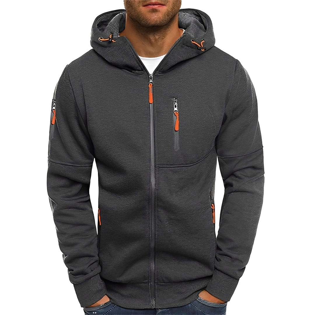 Damian - Cozy Zip-Up Hoodie