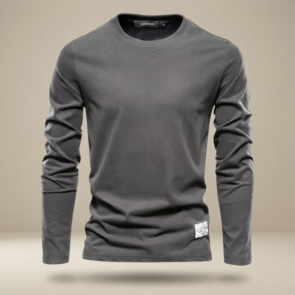 Nelson - Easygoing Round-Neck Shirt