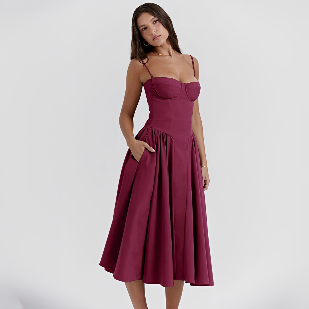 Michaela - Stylish and Sophisticated Midi Dress