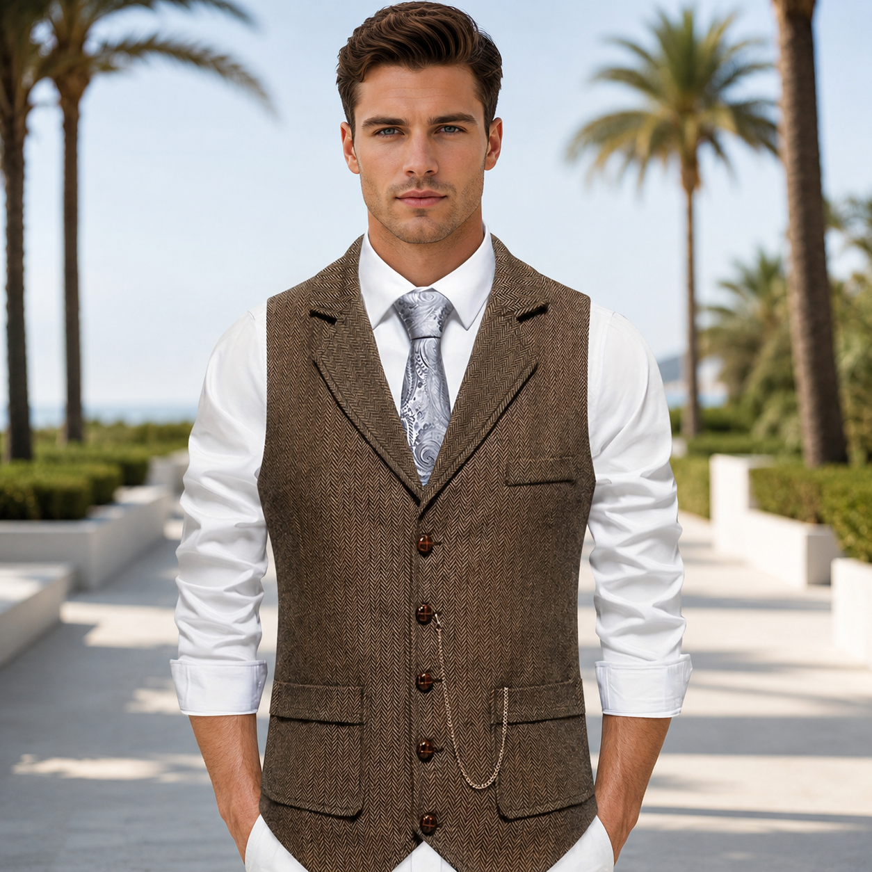 Clayton - Casual Retro Waistcoat