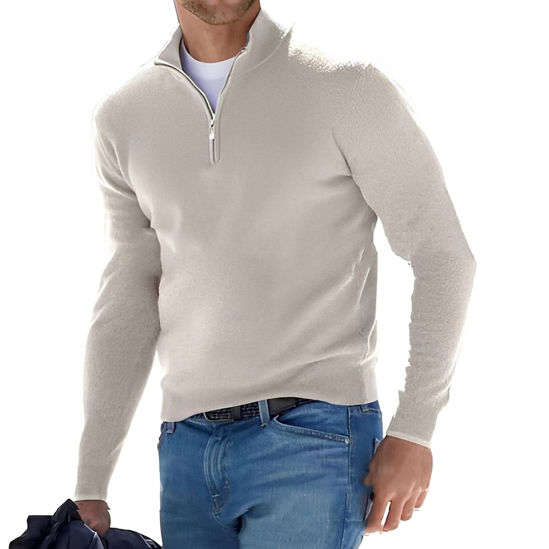 Yasir - Casual Half Zip Sweater