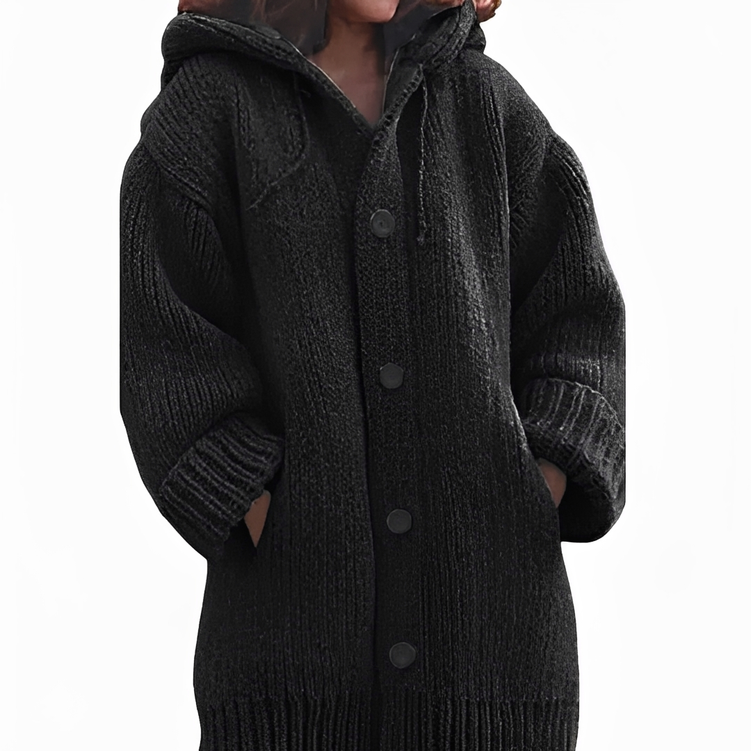 Gerrika - Comfortable Hooded Cardigan