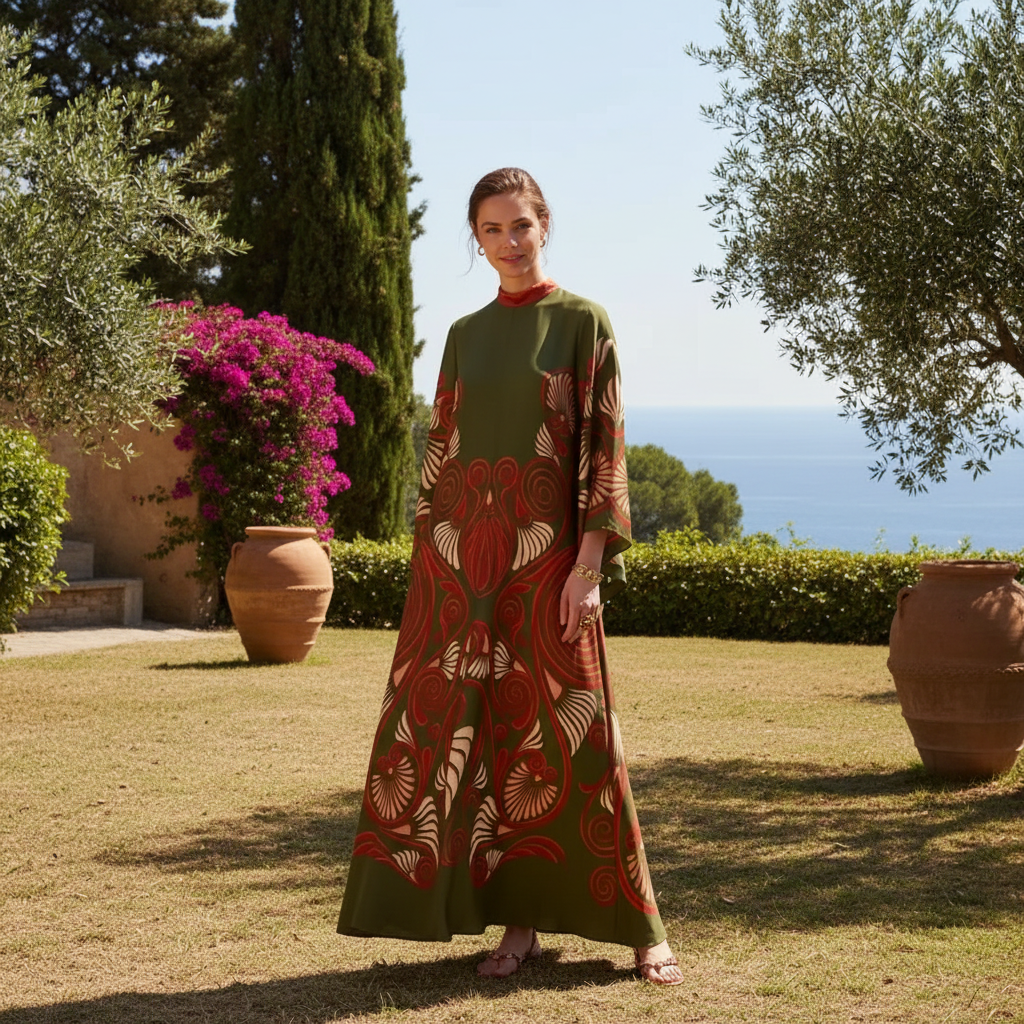 Kymbrea - Stylish Relaxed Fit Maxi Dress
