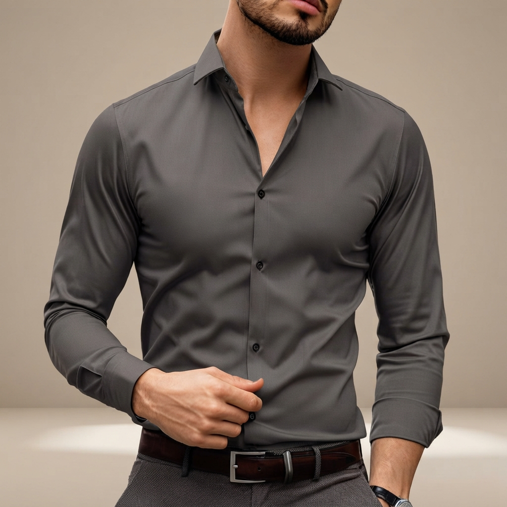 Percy - Relaxed Long-Sleeve Polo Shirt