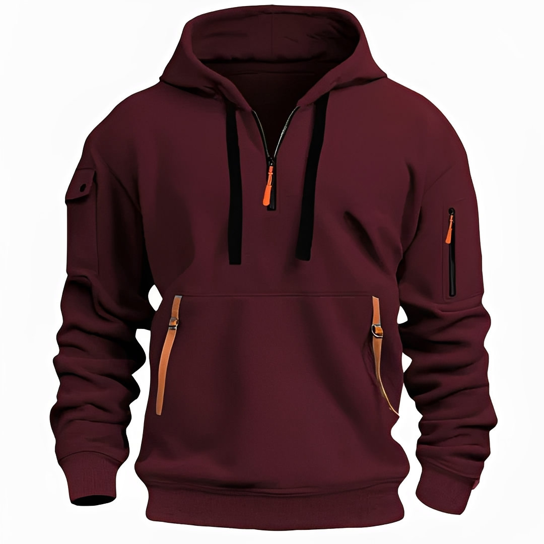 Zilton - Cozy Half Zip Hoodie