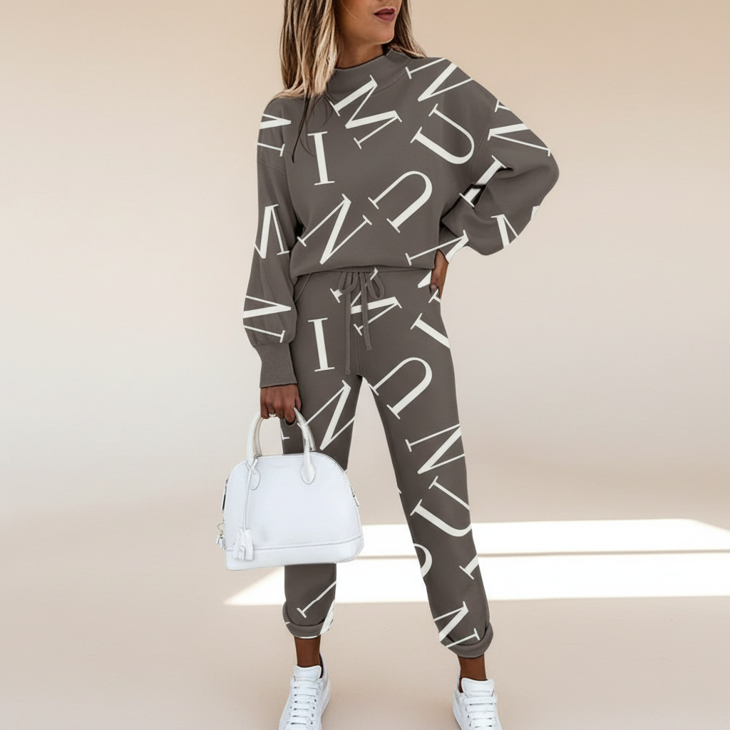 Avenie - Stylish Pants Set