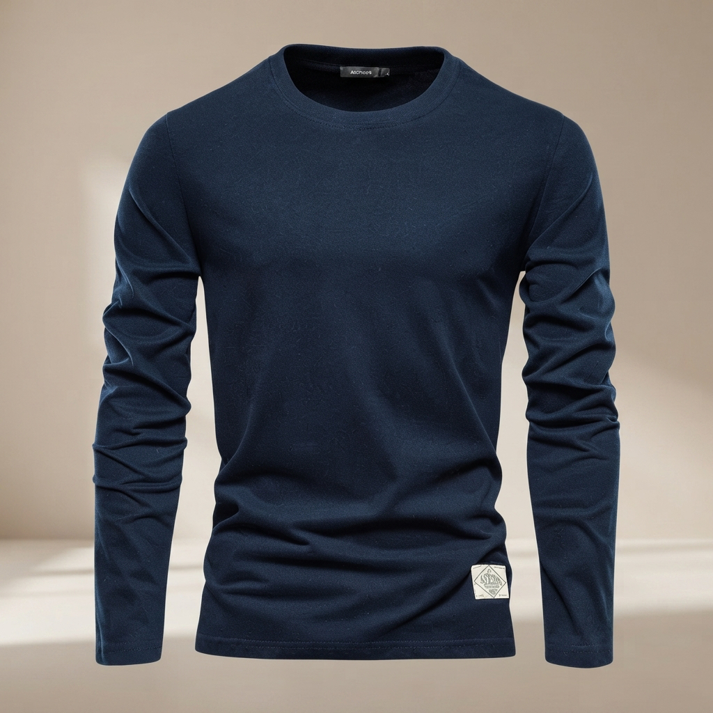 Nelson - Easygoing Round-Neck Shirt