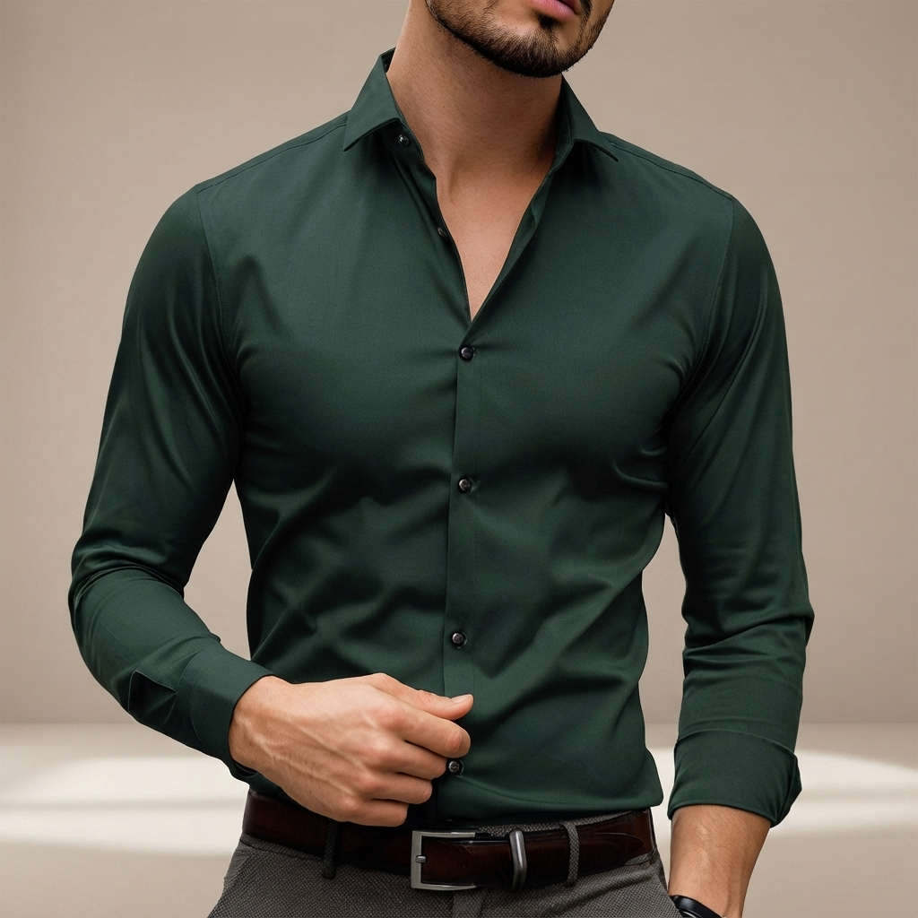 Percy - Relaxed Long-Sleeve Polo Shirt