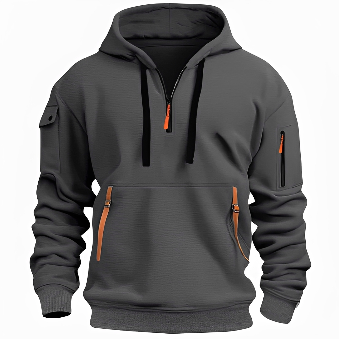 Zilton - Cozy Half Zip Hoodie