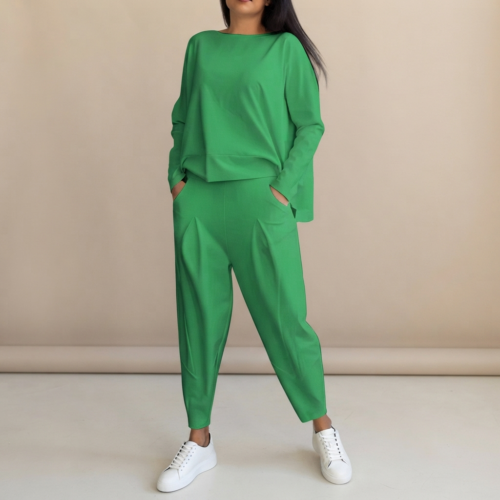 Emilyn - Casual Loose-Fit Pants Set