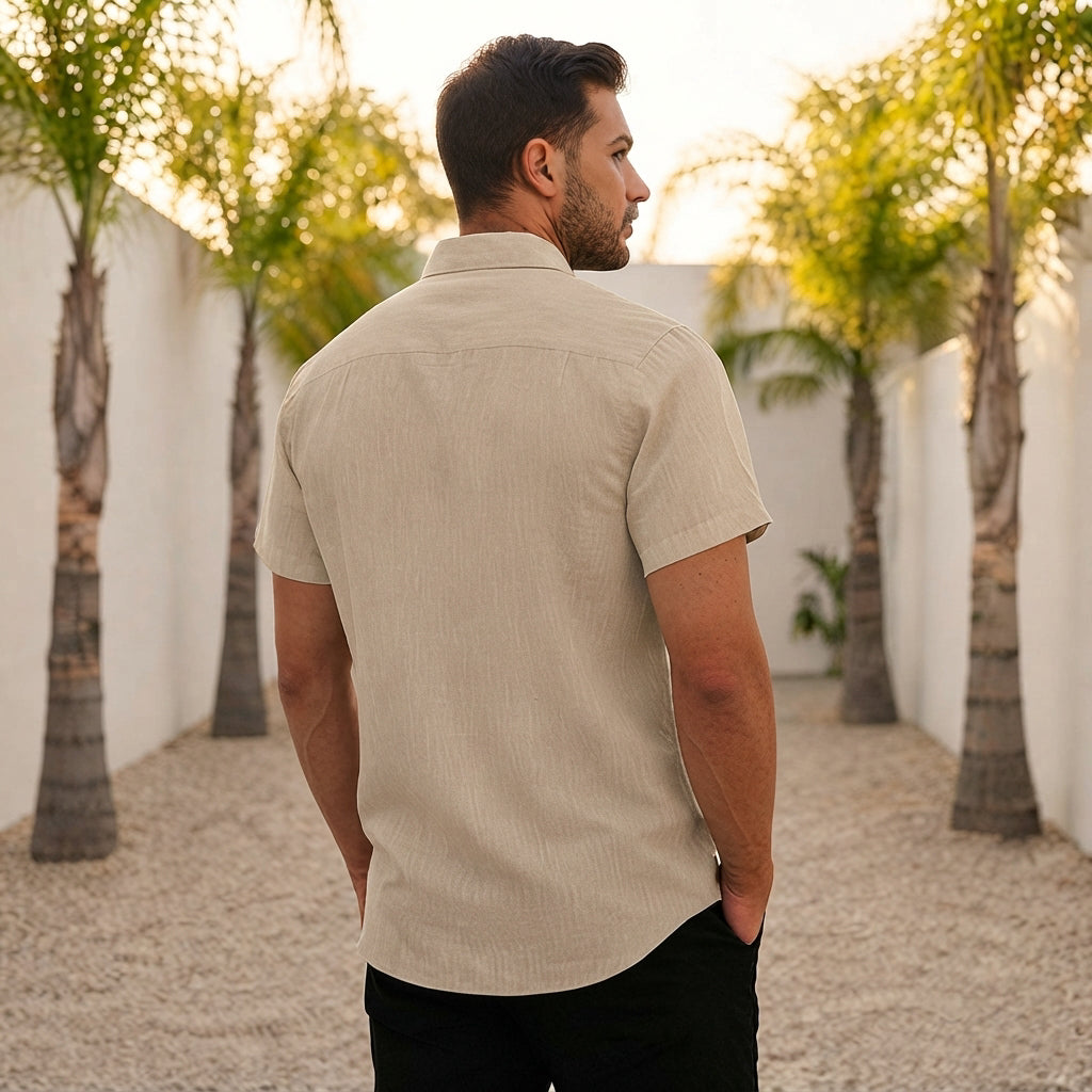 Lewys - Casual Button-Down Polo Shirt