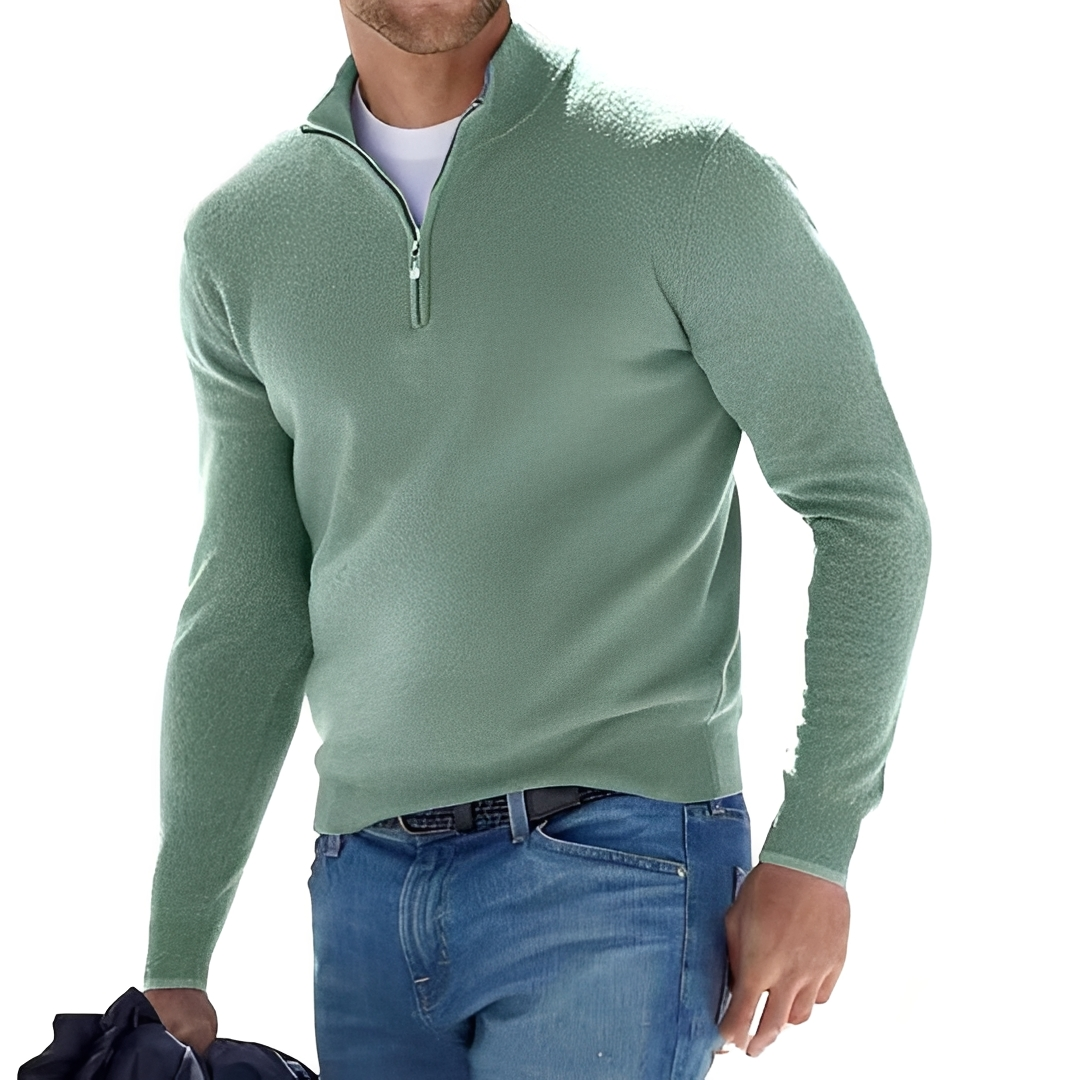 Yasir - Casual Half Zip Sweater