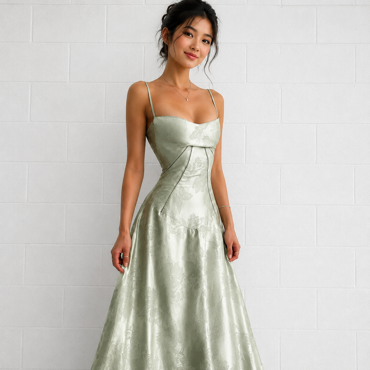 Sandra - Stylish Slim Fit Maxi Dress