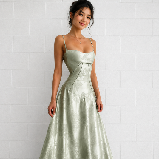Sandra - Stylish Slim Fit Maxi Dress