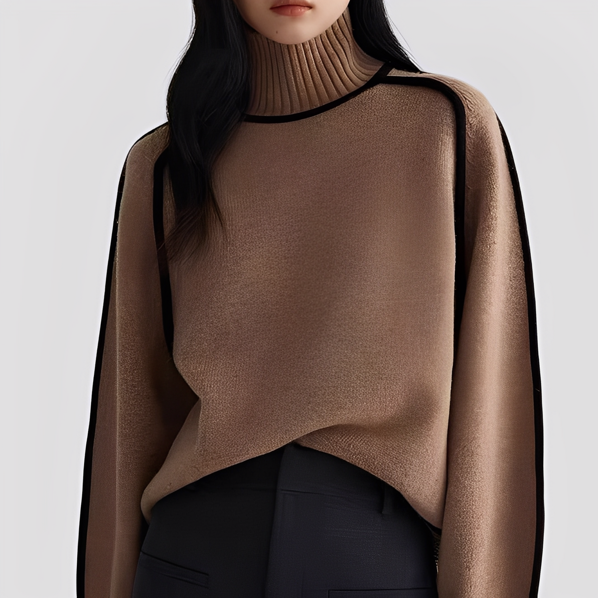 Azalea - Trendy and cozy turtleneck sweater