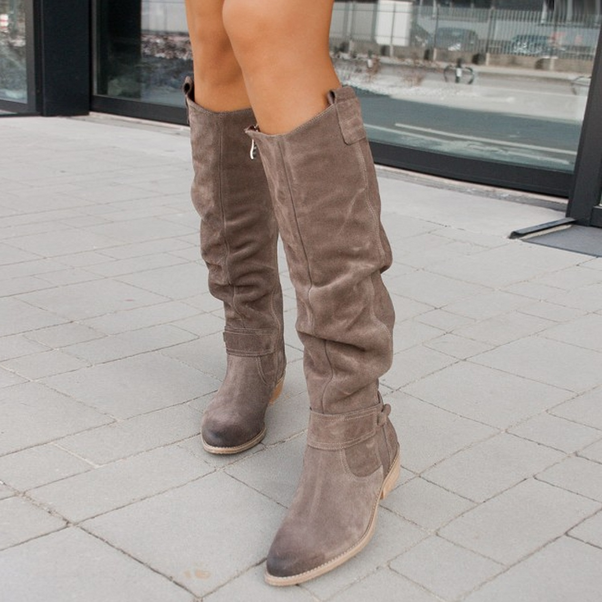 Terina – Casual knee-high boots for women