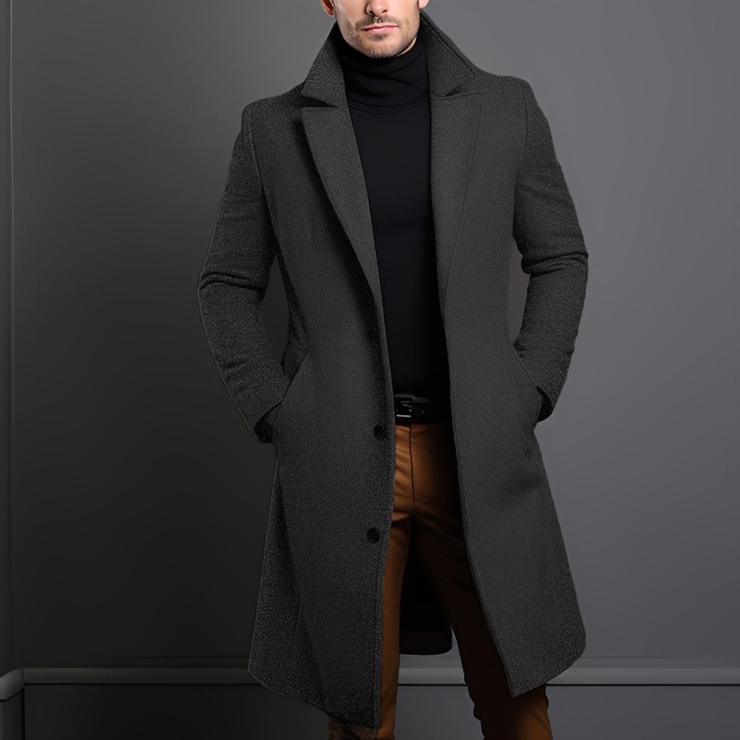 Kévin - Traditional and comfortable coat in extended length
