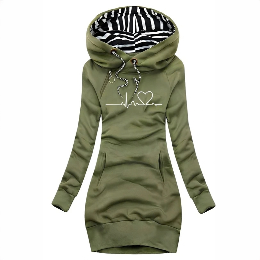 Jaidyn - Trendy hooded dress