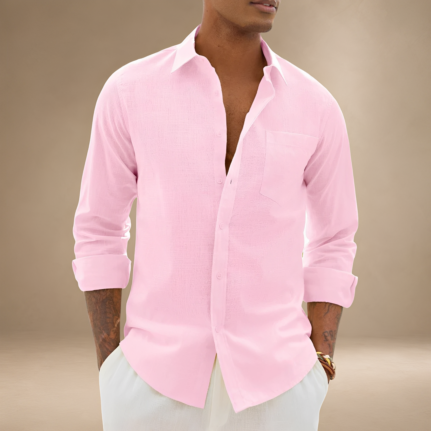 Ajay - Loose Long-Sleeved Shirt