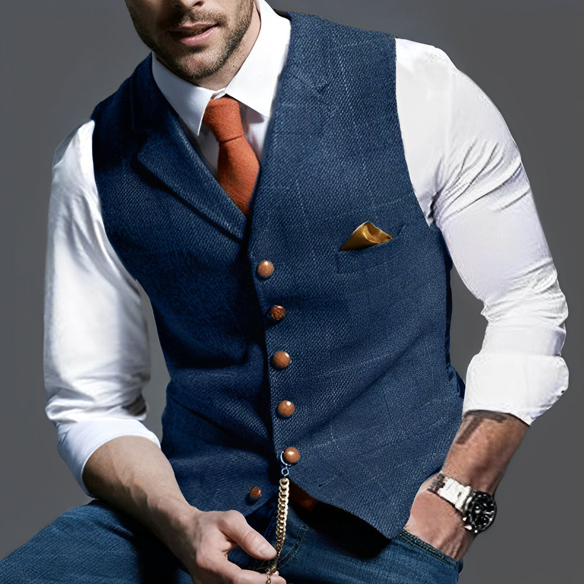 Jasper – Timeless Vest for Men