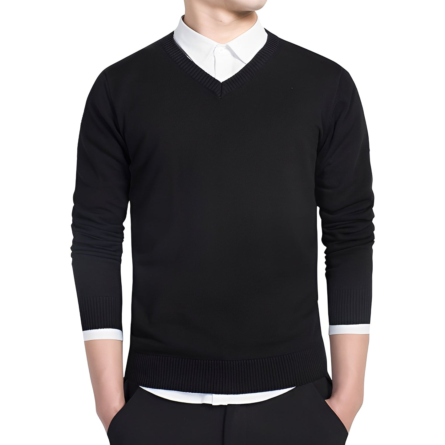 Tom - Casual Warm V-neck Sweater