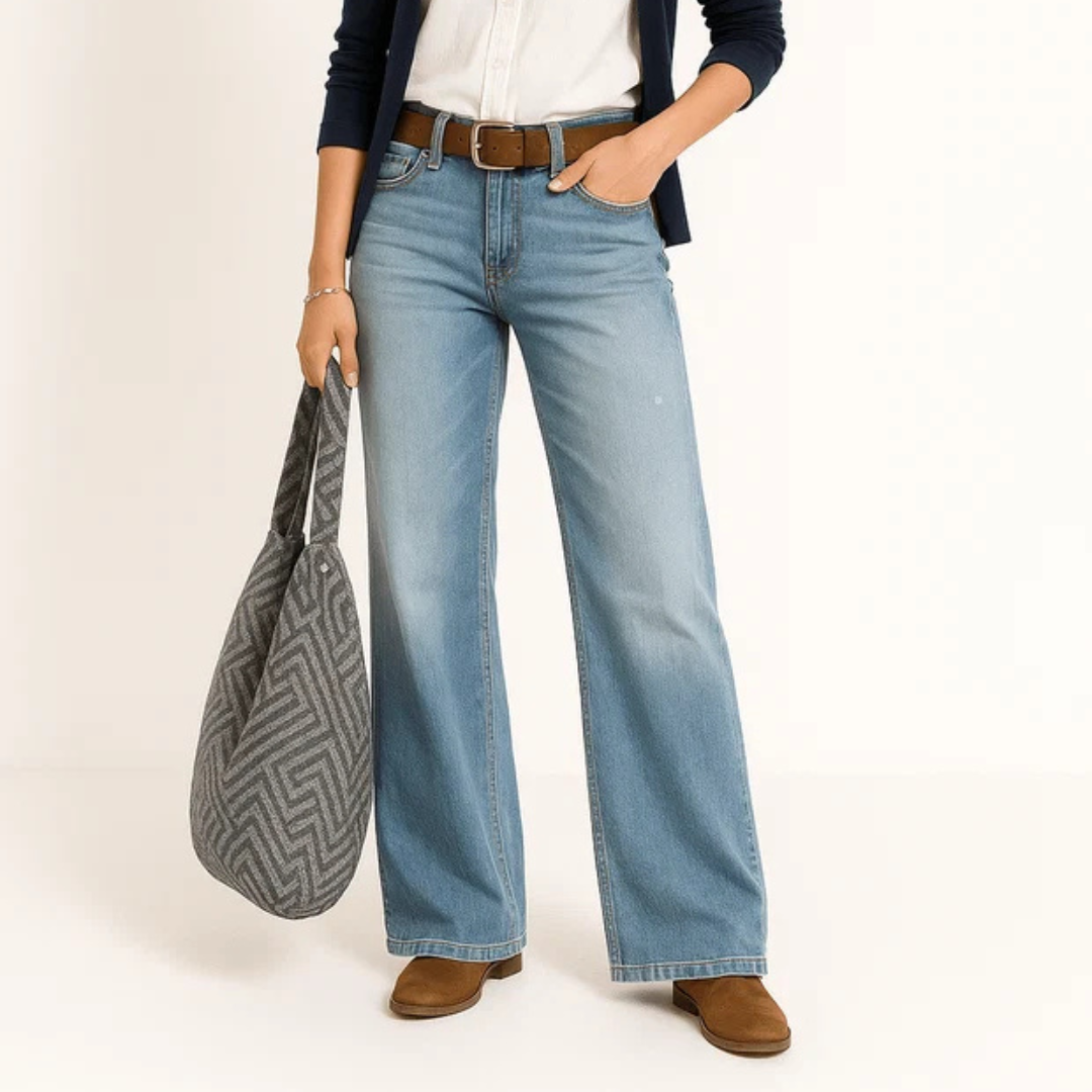 Majken - Elegant Wide-Leg Jeans