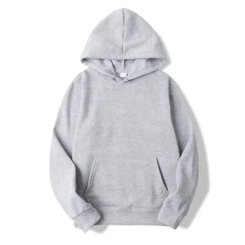 Mel - Comfortable Plain Hoodie