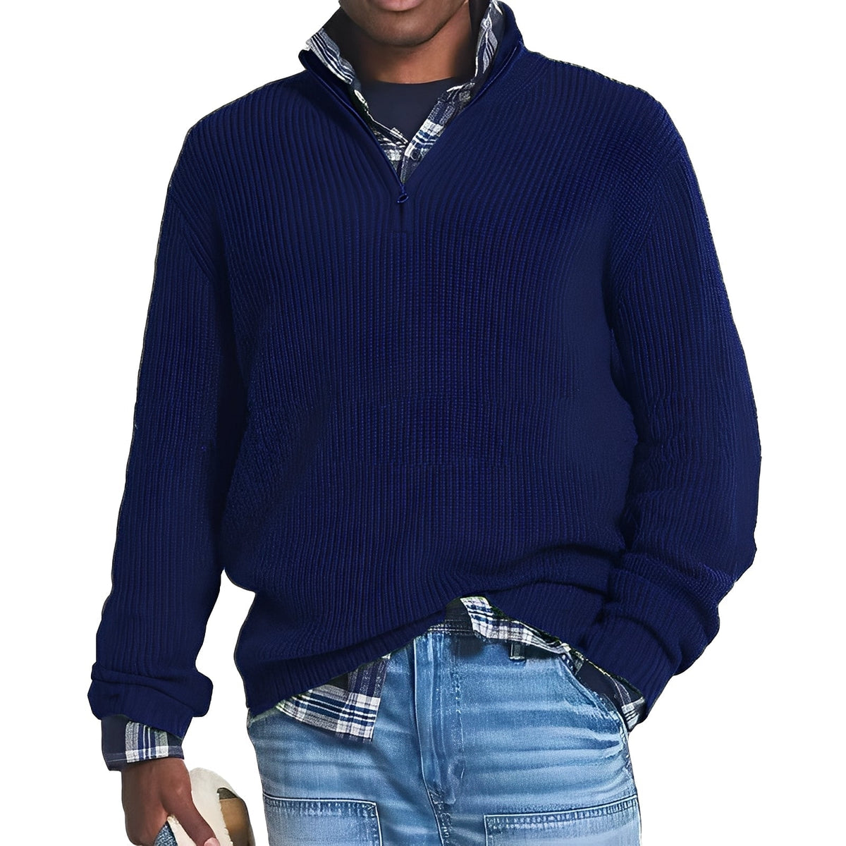 Edward - Contemporary half-zip sweater