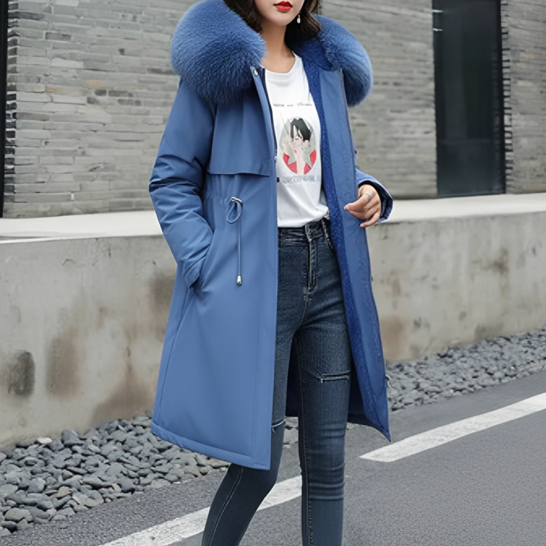 Evangie - Cozy and stylish hooded coat