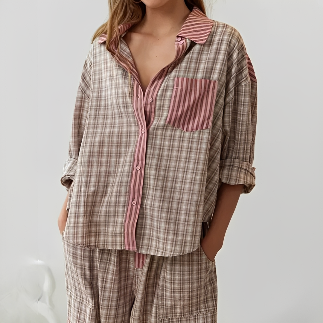 Elena - Stylish two-piece sleepwear set