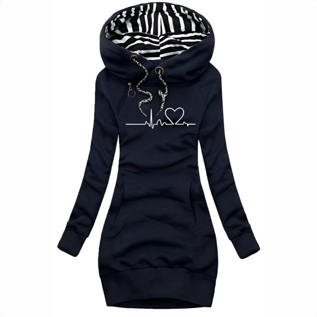 Jaidyn - Trendy hooded dress