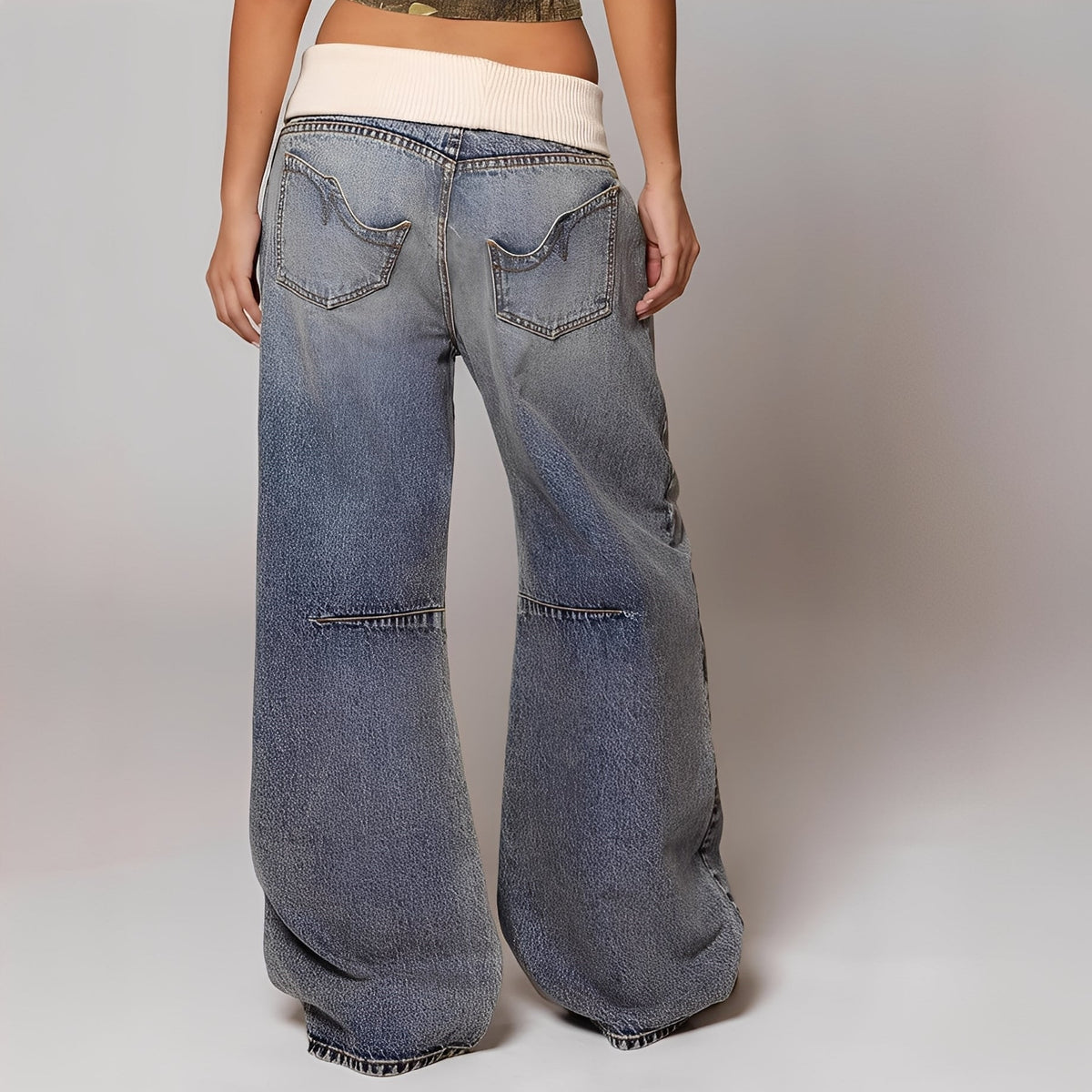 Vanessa - Easygoing Washed Loose Jeans for Women