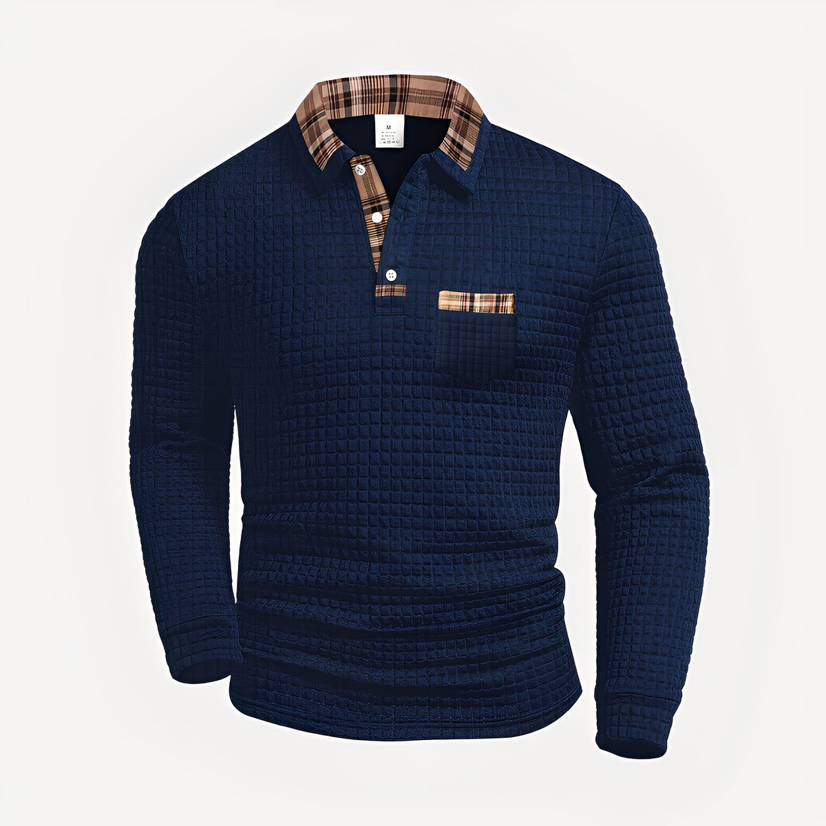 Morris - Stylish Long Sleeve Polo Shirt