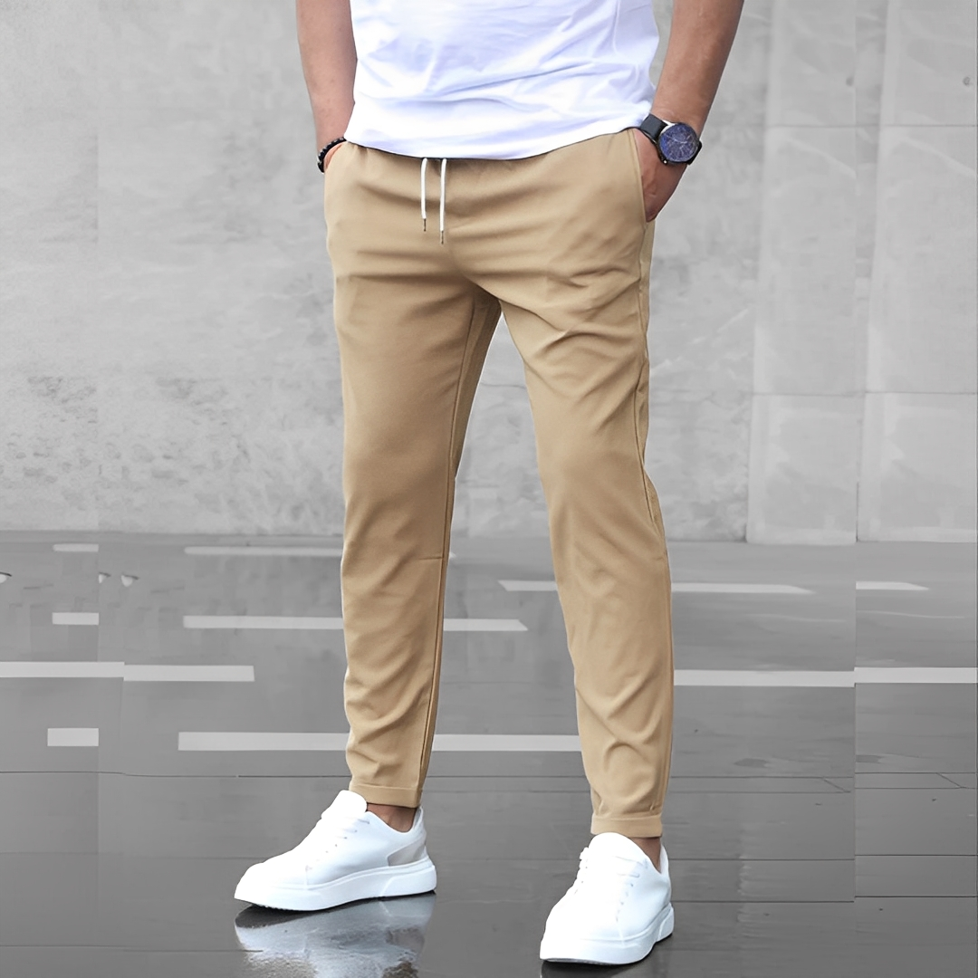Aljure - Casual Slim-Fit Pants for Men