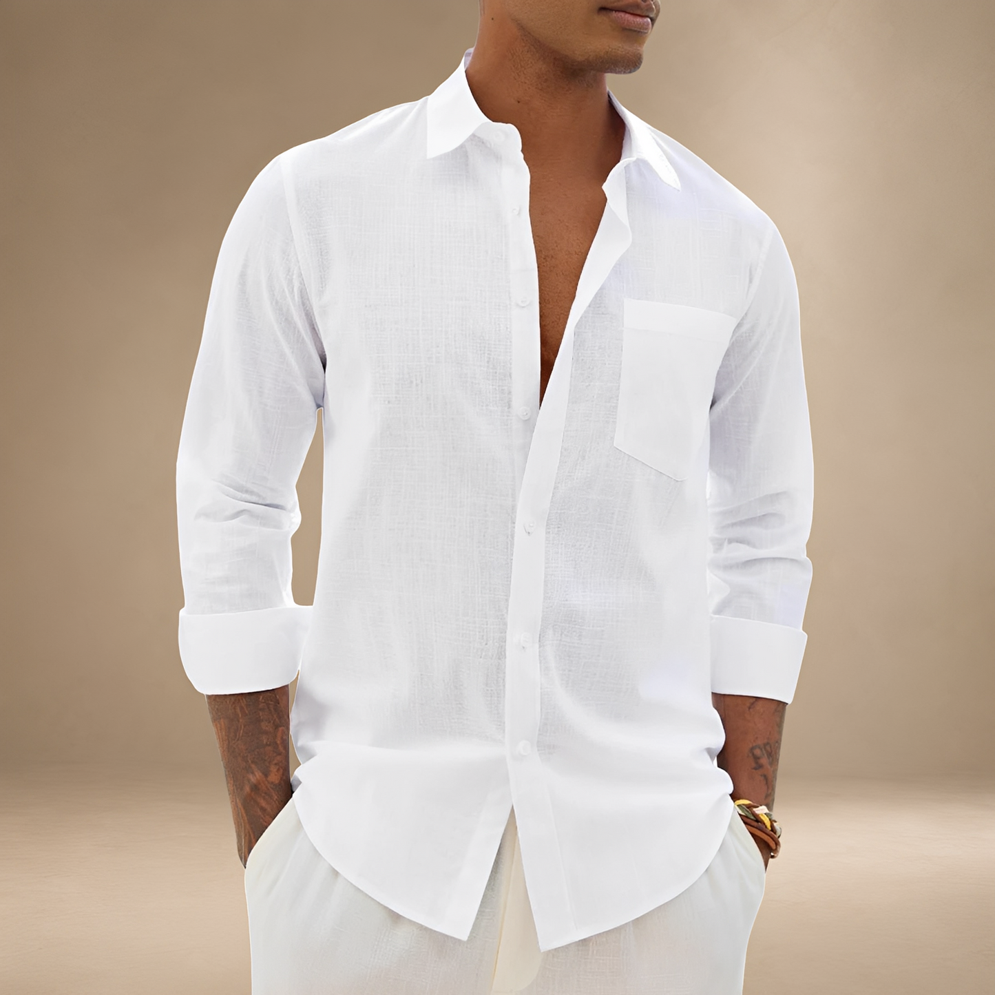 Ajay - Loose Long-Sleeved Shirt