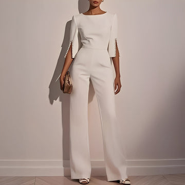Carolane - Stylish tailored women's jumpsuit