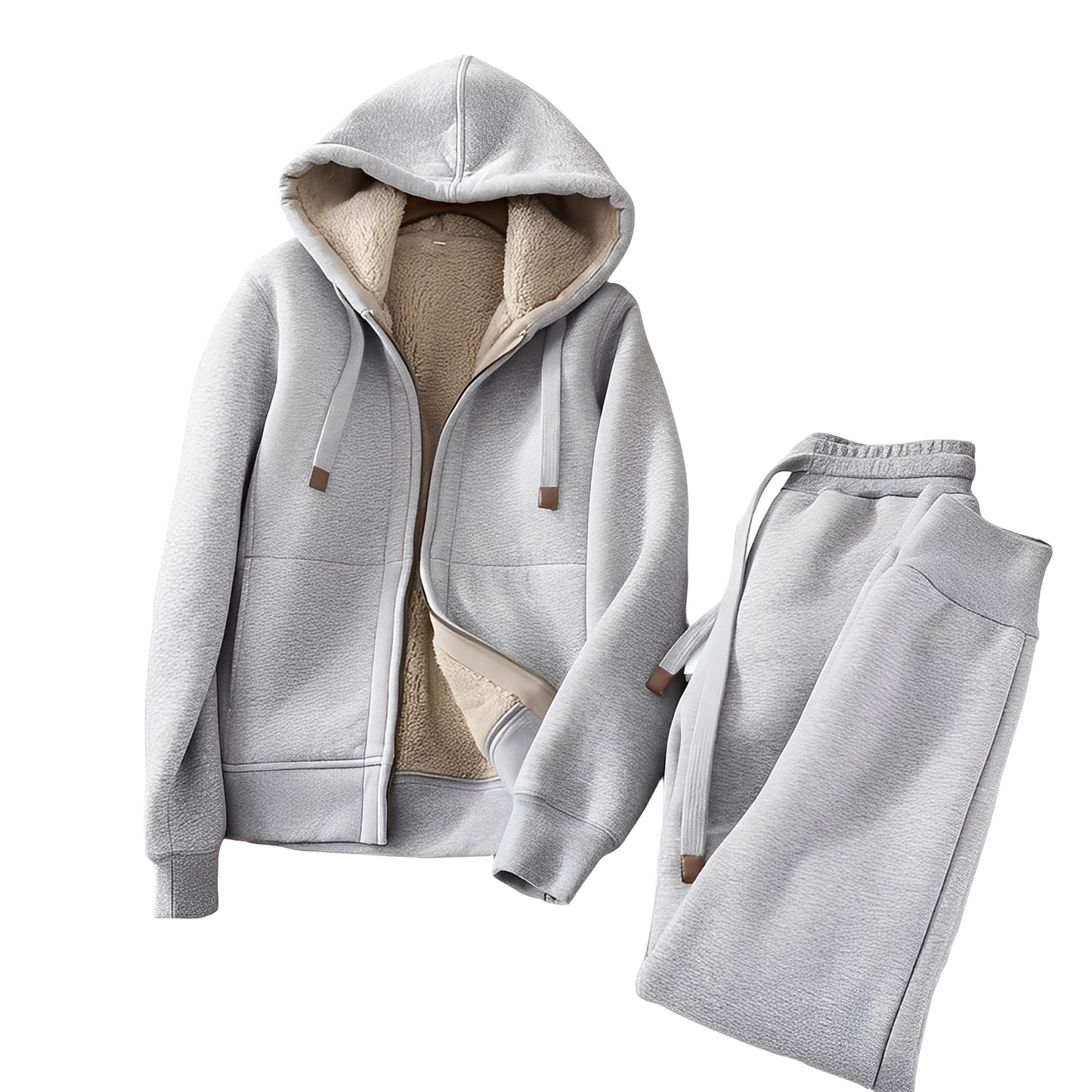 Monica - Comfortable set of hoodie and jogging pants for women
