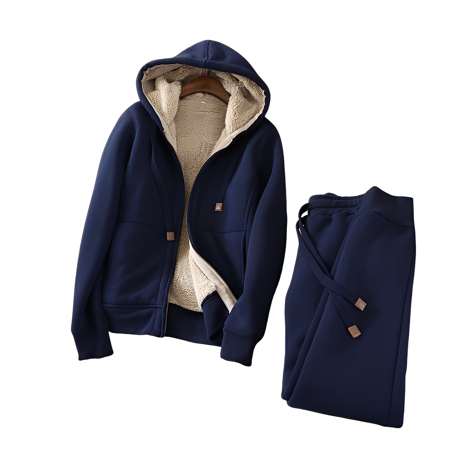 Monica - Comfortable set of hoodie and jogging pants for women