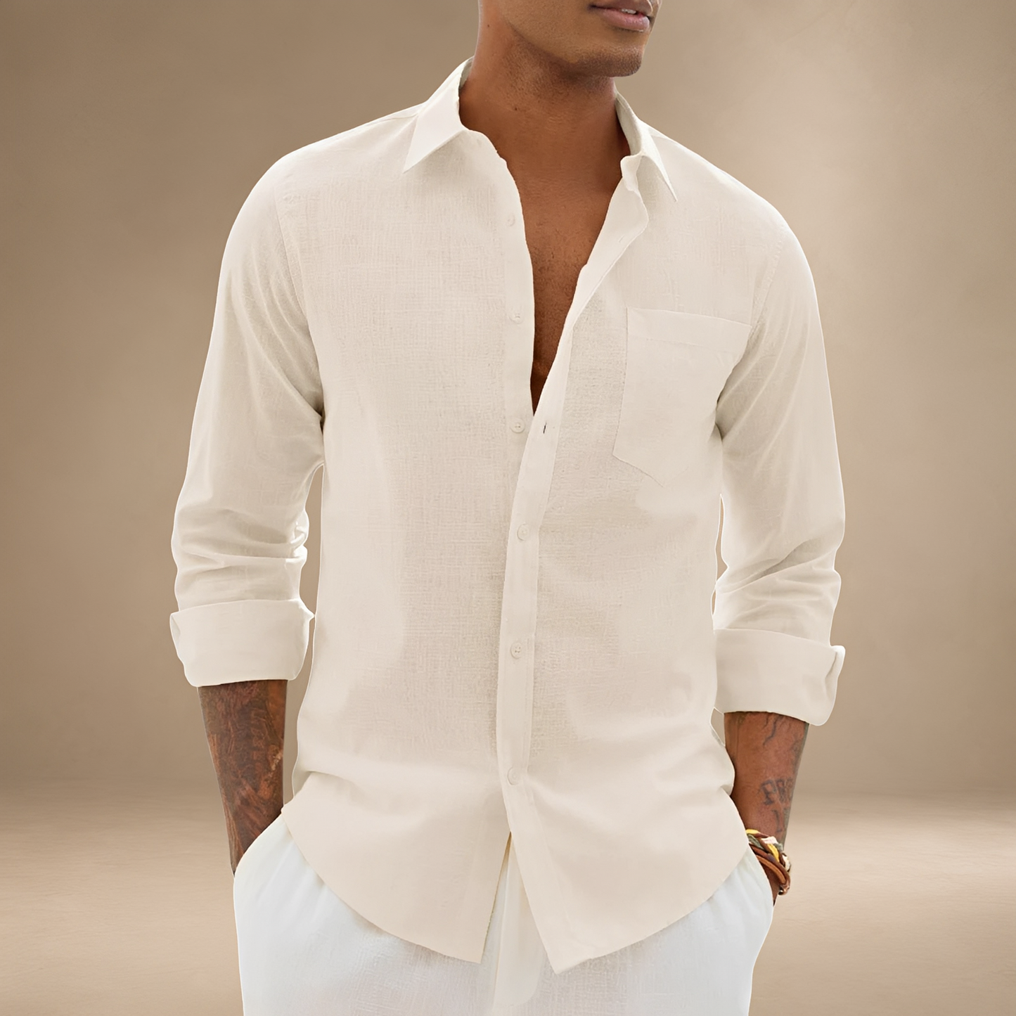Ajay - Loose Long-Sleeved Shirt