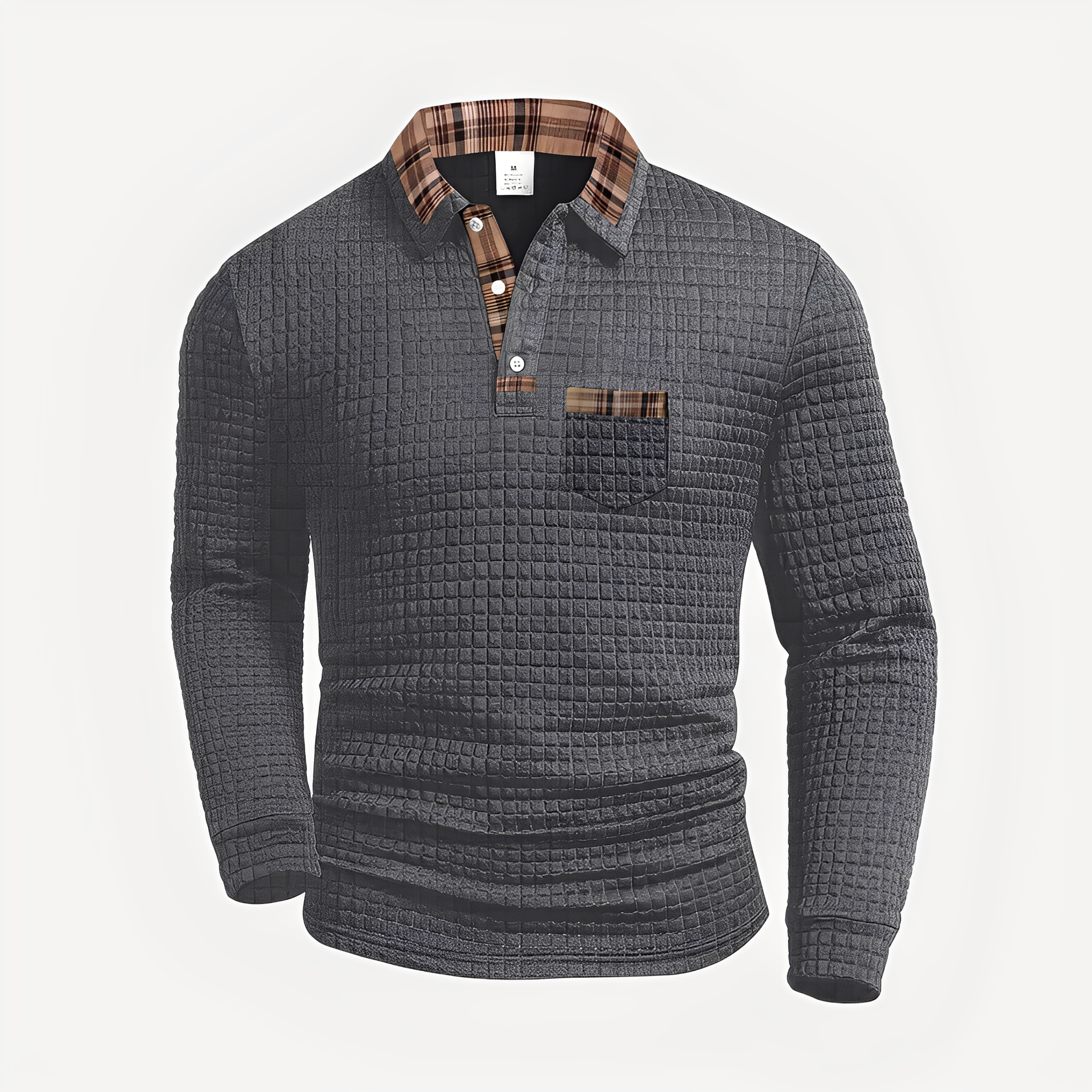 Morris - Stylish Long Sleeve Polo Shirt