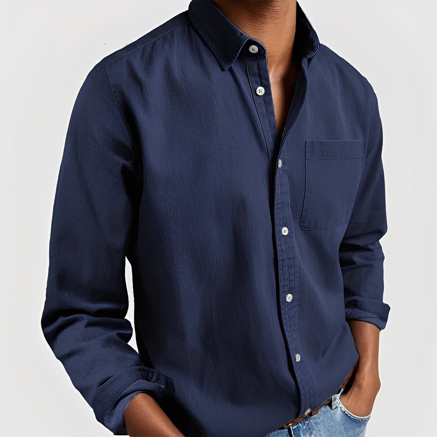Gauvain - Casual long-sleeve shirt for men