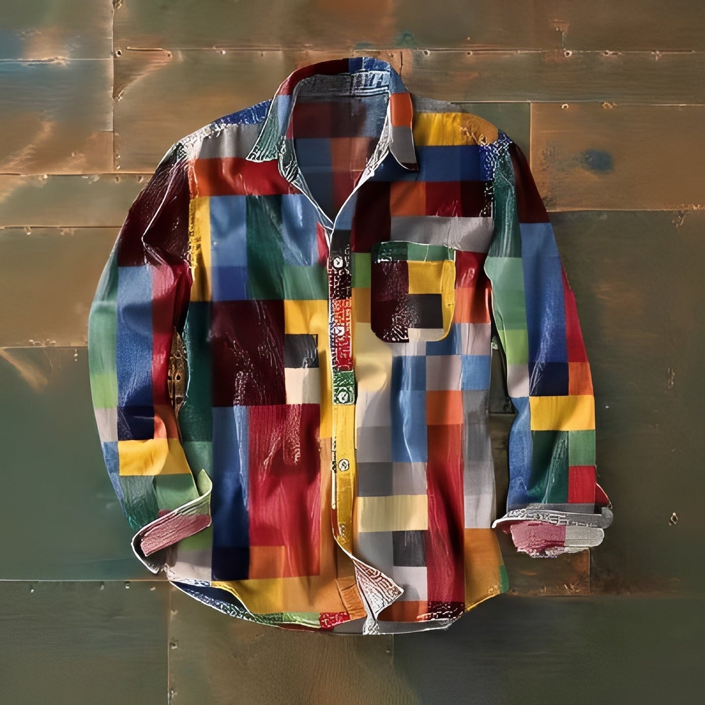 Sybille - Colorful Retro Shirt
