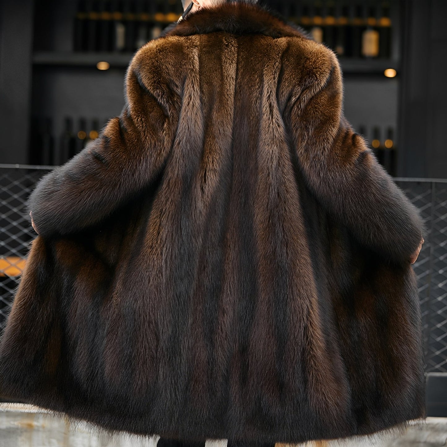 Matteo - Stylish Long Men's Fur Coat